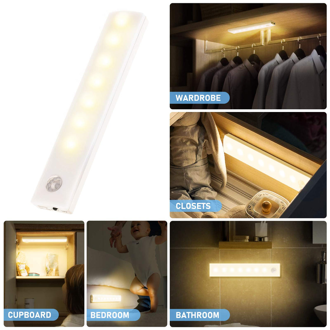 Led Sensor Light Cabinet Lights (3 Pack)